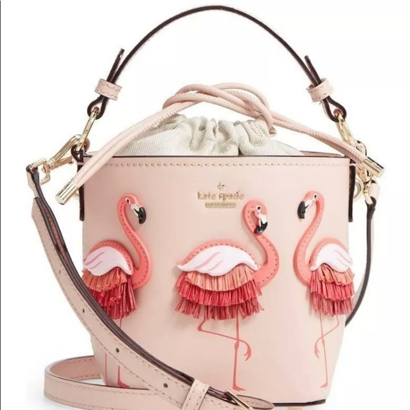 Kate spade bag flamingo by the pool pippa bucket - Picture 2 of 8